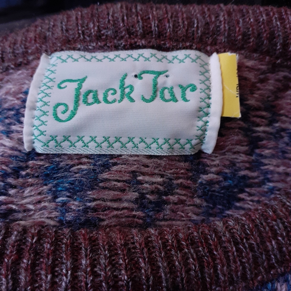 Jack Jar 60s delight vintage chunky knit sweater - Picture 6 of 7